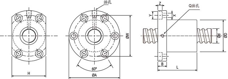 SFI03210-4 滚珠丝杆,