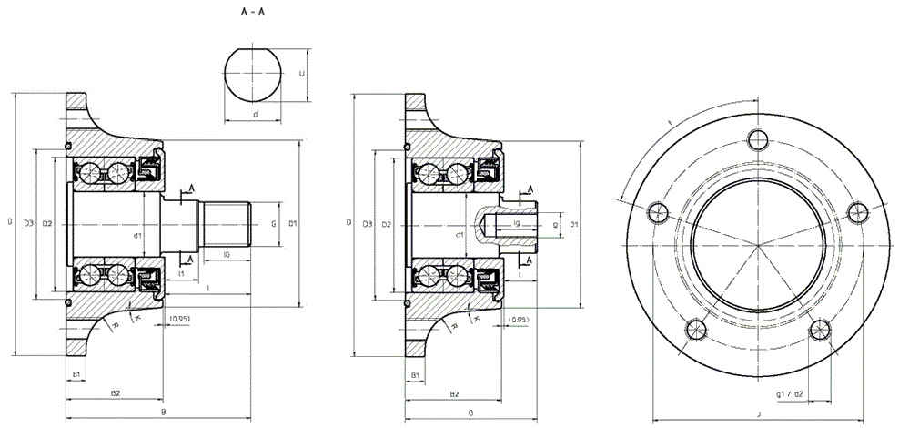 AHU20100A-01轮毂轴承