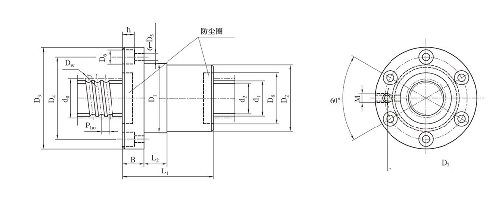 FF3204-5滚珠丝杠